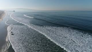 Surfing - Manhattan Beach - California - December 6th, 2020 - 8:42am PST - 4K - DJI Phantom 4 - 7