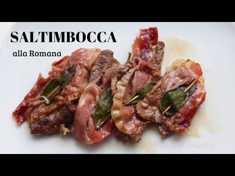 SALTIMBOCCA ALLA ROMANA Secondo pronto in 5 minuti! Ricetta Originale - RICETTE DI GABRI