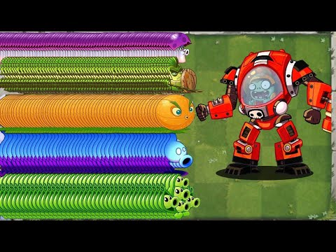 1000 Plants vs Zmech Zombie LEVEL 10 - Which Plant Will Win? - Pvz 2 Challenge