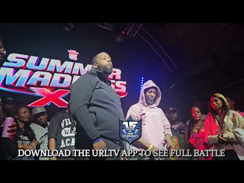 FONZ LANDING HAYMAKER OUT THE GATE VS TAY ROC AT URL'S SUMMER MADNESS 15 IN LONDON 