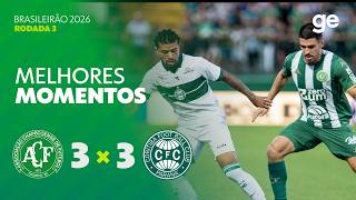 CHAPECOENSE 3 X 3 CORITIBA | MELHORES MOMENTOS | 3ª RODADA BRASILEIRÃO 2026 | sportv