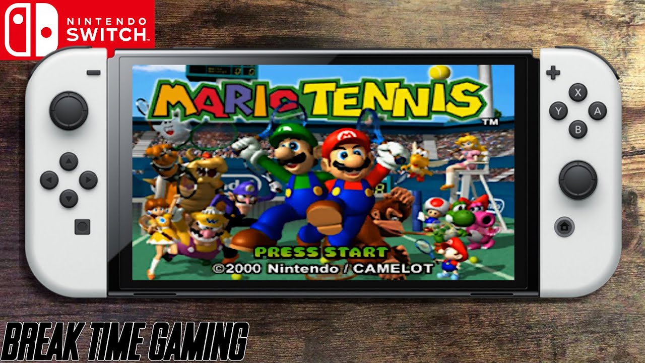 Mario Tennis - Nintendo Switch Online OLED Handheld Gameplay (Nintendo 64)