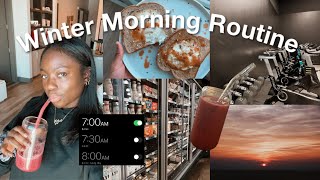 my 7am *WINTER* morning routine❄️🍵 productive + cozy healthy morning habits