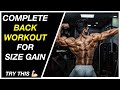 Complete Back Workout For Size | Magic Trick Back को बड़ा करने के लिए | Maxener wellness Supplements