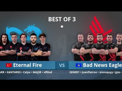 BAD NEWS EAGLES vs ETERNAL FIRE - CCTMALTA FINALS - [FULL MATCH] (BO3) SEMIFINAL
