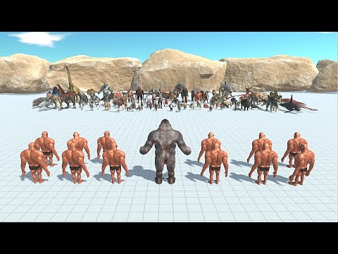 GORO THE GIANT WITH HILL GIANT VS FACTION (Similliar price) - Animal Revolt Battle Simulator