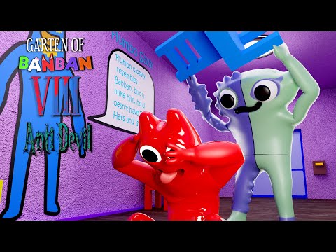 Garten of Banban 8: Anti Devil + Poppy PLAYTIME 5 - ALL NEW BOSSES  (Gameplay #1)
