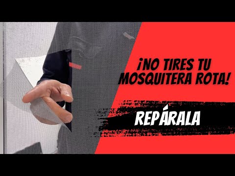 Reparar y Cambiar la Tela de una Mosquitera Corredera Rota Paso a Paso