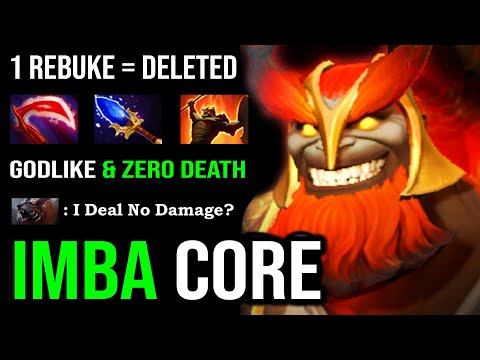 WTF New IMBA Mars Core x Desolator Crazy 1 Rebuke = Deleted with Epic Arena 24Kills Zero Death DotA