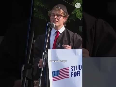 Harvard community protests Trump's policies on international students Shorts