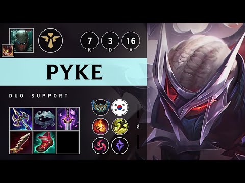 Pyke Support vs Alistar - KR Challenger Patch 25.19