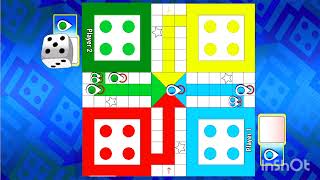 Ludo game in 2 player gameplay#ludogame #ludogaming #boardgame