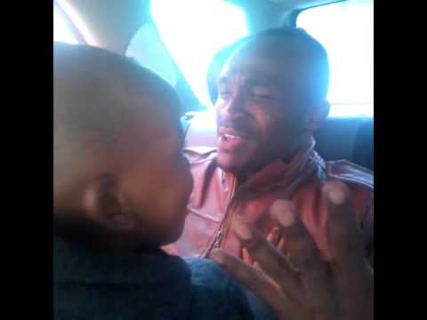 Miggy and his Kid friend sing Amarula - Funny