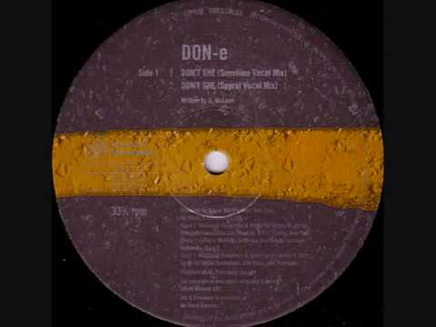 Don-E - "Don't she (Sunshine vocal mix)