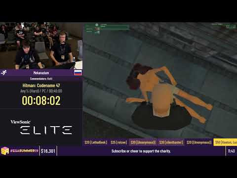 Hitman: Codename 47 [Any% (Hard)] by Mekarazium - #ESASummer19