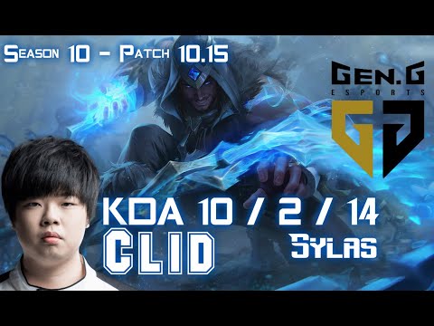 Gen Clid SYLAS vs OLAF Jungle - Patch 10.15 KR Ranked