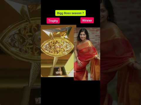 All Bigg Boss Title Winners with Trophy #viral #winners #tamilbiggboss #shorts #trending