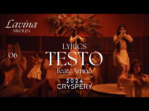 Nikolija - Testo [feat. Amna] (Lyrics Video | Album Lavina)
