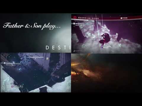 Father & Son Play Destiny 2 Strikes