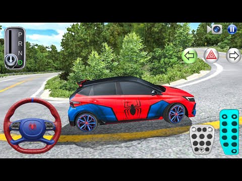 New Spiderman Car Narrow Mountain Road Driving - 3D Driving Class Android - Games 2026