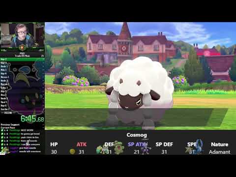 Pokemon Sword Cosmog Trade Alt Main Speedrun (with DLC) in 6:11:20 [Current Personal Best]