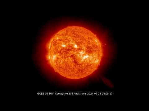 Proton flux rising after powerful farside eruption, S1 - Minor solar radiation storm