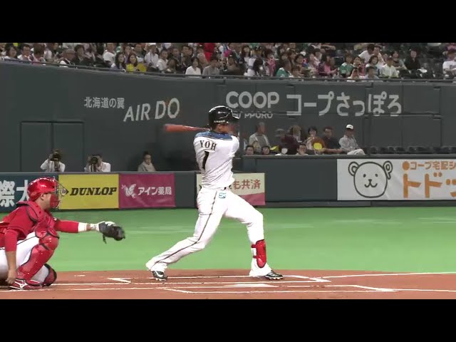 【1回裏】切り込み隊長!! ファイターズ・陽のヒットでチャンスメイク!! 2016/6/9 F-C