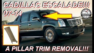 How to Remove A Pillar Trim 2007-2014 Escalade Tahoe Suburban Silverado Yukon Sierra Avalanche Fix