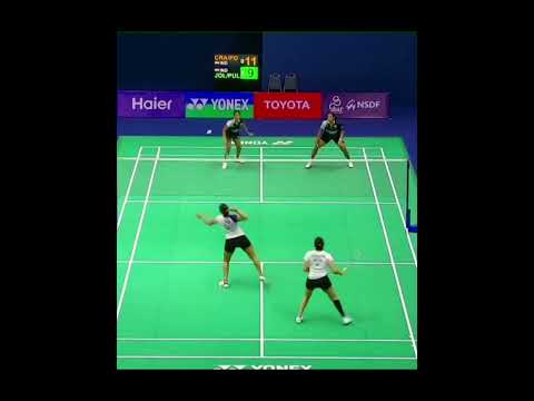 Longest Rally #badmintonrally #badminton Thailand Masters 2024 Gayatri & Tressa