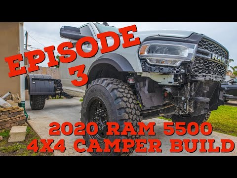 2020 Ram 5500 4x4 Off Grid Camper Build EPISODE #3