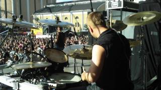 Pearl Artist Jan Rechberger/Amorphis Drum Cam Tuska 2011 - Song Of The Troubled One