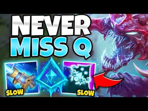 GLACIAL CHO'GATH HAS ZERO COUNTERPLAY! LAND 100% OF YOUR Qs! - League of Legends