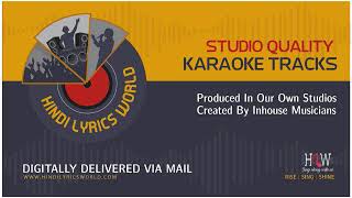 Tere Hothon Ko Teri Laali Ko(Mukesh) Karaoke track - YouTube