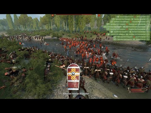 1000 MEN🔥 in a battle between the ROMANS and the BARBARIANS🔰