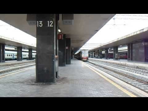 E656.080 in partenza con l' IC 553 Roma Termini - Reggio Calabria Centrale