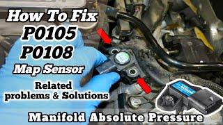 How to fix p0105 manifold absolute pressure/barometric pressure circuit|MAP related problem solution