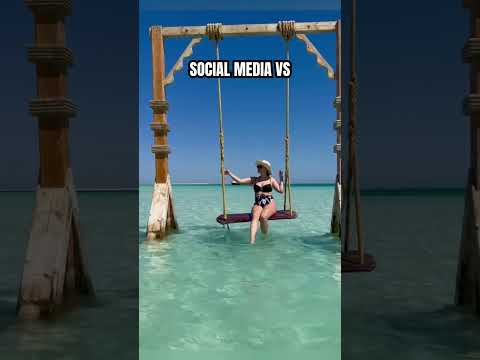 social media VS reality #shorts #short #trending #travel #socialmedia #vs #reality #fyp