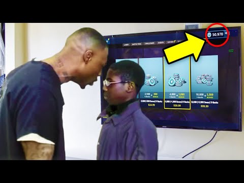 Kid STOLE DADS's Credit Card To Buy V-Bucks! (fortnite) Video