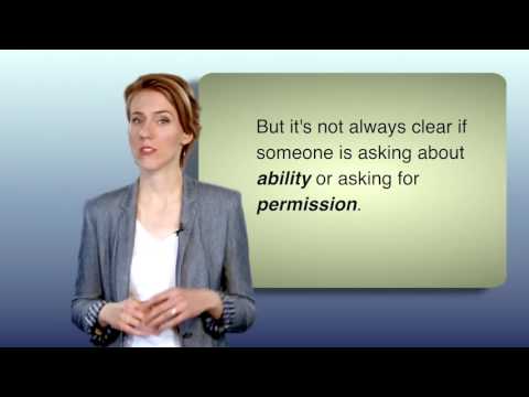 Everyday Grammar: Modals for Asking Permission