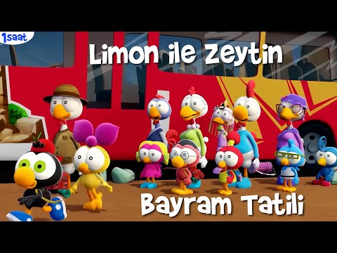1 SAAT TÜRKÇE ÇİZGİ FİLM - Limon ile Zeytin #116 - Limon ile Zeytin Bayram Tatili! 🥳💃🕺 | TRT Çocuk