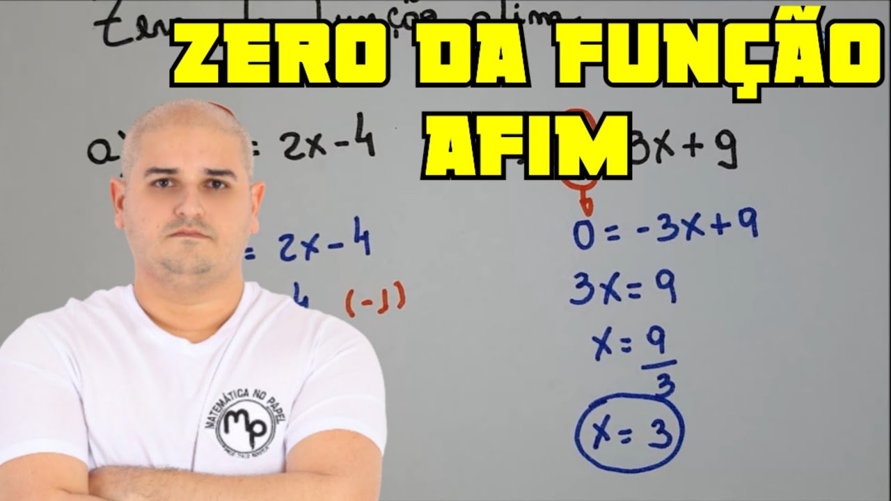 Função Afim 03: Zero da função Afim