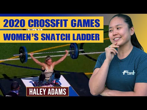 2020 Crossfit Games Womens Speed Snatch Ladder - Olympic Lifting Coach Reacts - Part 1 I WuLift