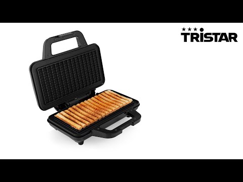 Tristar vaflinių bulvyčių gamintojas | WF-1171 | 1000 W | Kepinių skaičius 15 | Vaflinės bulvytės | Juodas video
