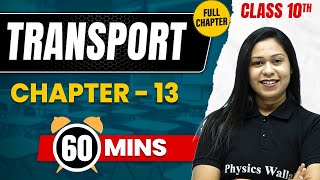 TRANSPORT in 60 Mins | Complete Chapter Mind Map | Class 10 ICSE GEOGRAPHY