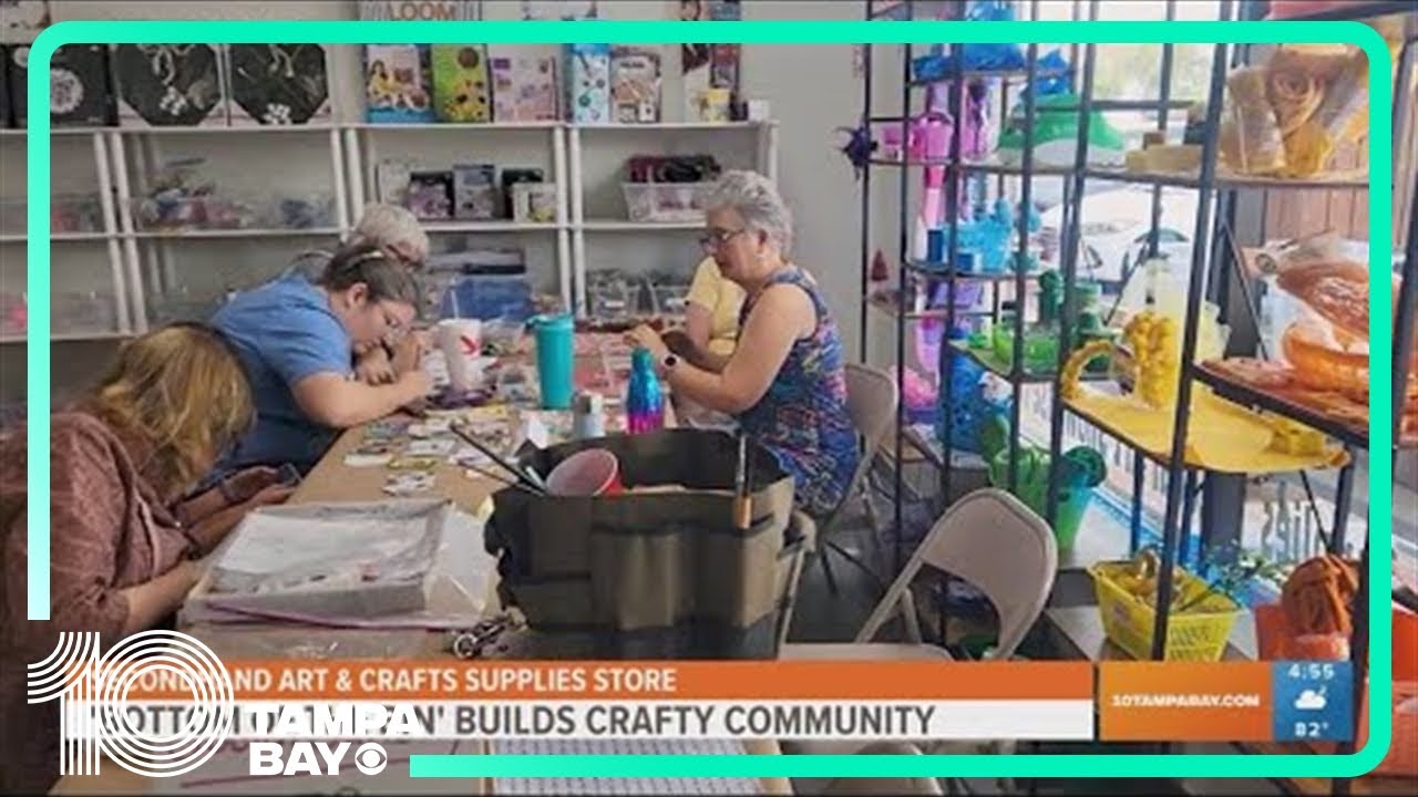 Secondhand arts & crafts supply store supports local crafting community