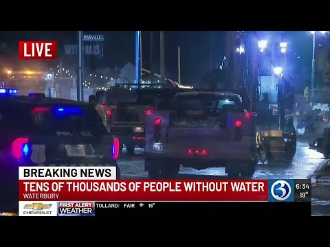 Waterbury residents without water after water main break, other towns impacted