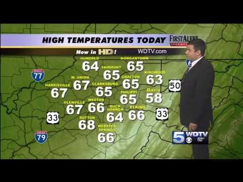 Sunday September 22nd 2013 Main Weather Hit WDTV 5 News At 11 p.m.