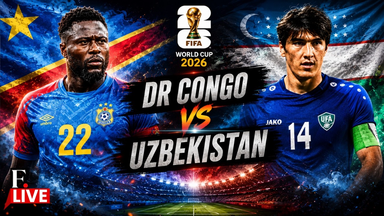 🔴DR Congo vs Uzbekistan | FIFA World Cup 2026 | Chancel Mbemba | Eldor Shomurodov | Group K Clash