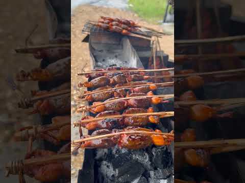 Delicious grilled frogs | popular street food #shots @juemcookingofficial