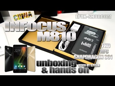 InFocus M810 (Hands-on) NFC, Snapdragon 801 2.5GHz - Video by s7yler
